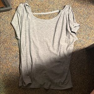 Casual Gray Women's Top